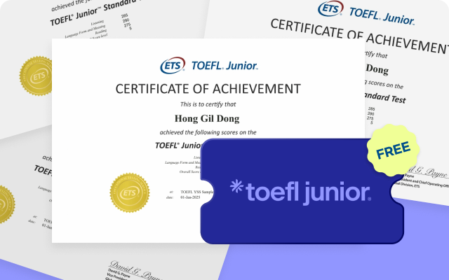 TOEFL Junior로 진단